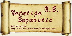 Natalija Buzaretić vizit kartica
